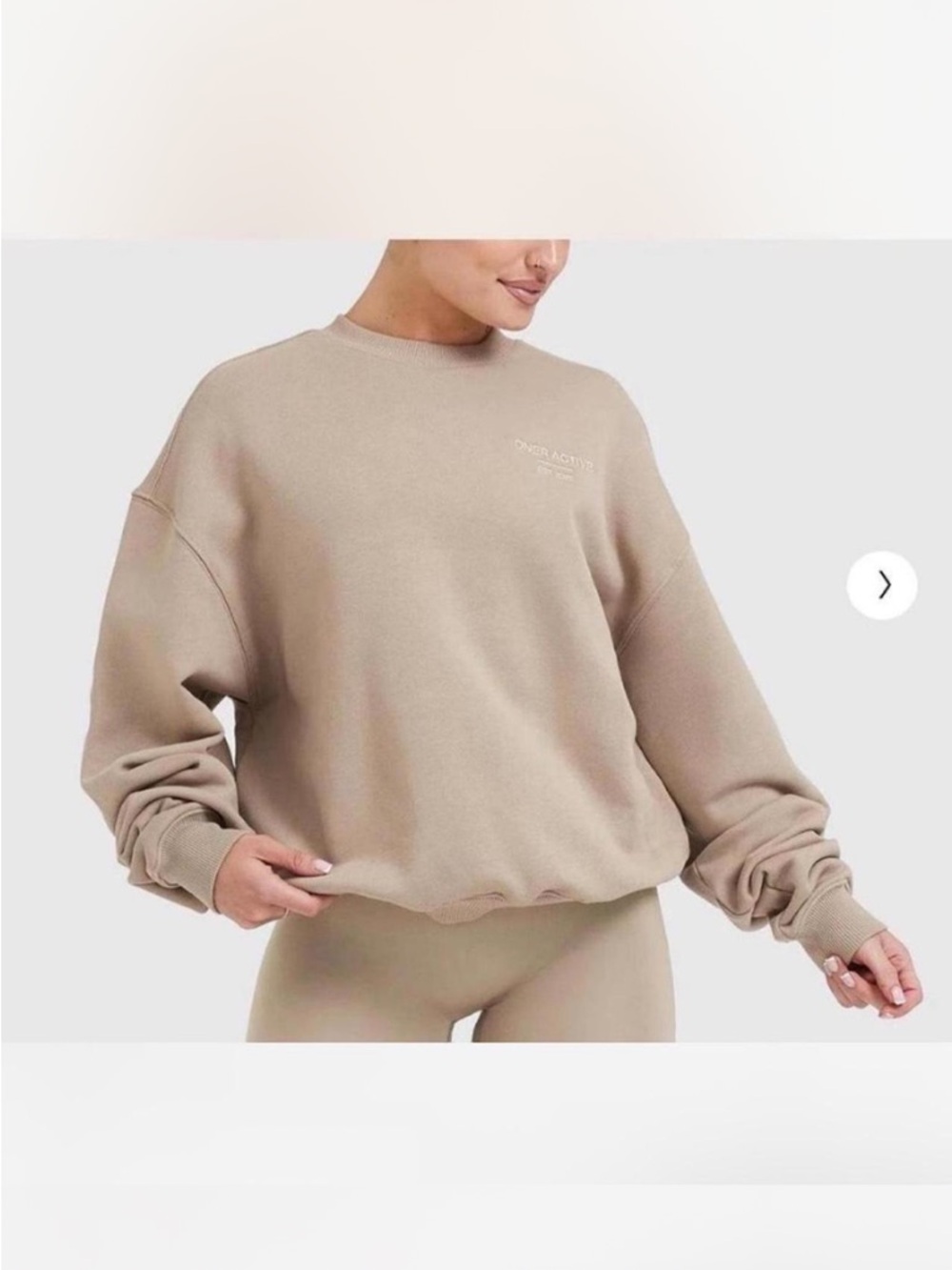 NWT oner active ALL DAY EST 2020 OVERSIZED SWEATSHIRT medium